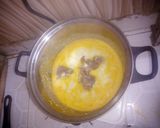 A picture of step 4 of Okra and egusi soup.
