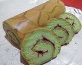 Foto langkah ke 5 dari resep Matcha Roll Cake.