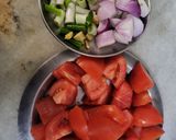 A picture of step 4 of Tiranga Sabzi-Green Chana Paneer Sabzi(Kathiawadi style).