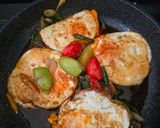 Foto langkah ke 4 dari resep Oseng Telur Ceplok Saus Tiram.