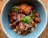 Korean style sticky chicken (with veggie rice) recipe step 2 photo