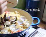 白酒蛤蠣義大利麵，清爽，簡單，美味!!的食譜步驟7照片