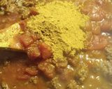 A picture of step 4 of Taco Pizza with Cornbread Crust.