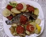 صورة لخطوة 9 من وصفة صنيه السمك بالبطاطس تحفه جدا 💯