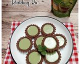 Foto langkah ke 4 dari resep 809.Matcha Chocolate Pudding Pie.