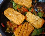 Foto langkah ke 3 dari resep Tempe Penyet Kemangi.