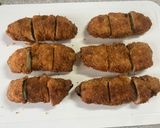A picture of step 7 of Super Juicy Eggplant Pork Cutlets.