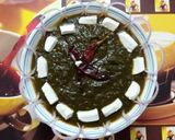 A picture of step 15 of Palak Paneer.