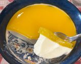 A picture of step 6 of Mango and Lime Panna Cotta 🥭 🍋‍🟩.