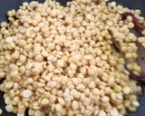 A picture of step 1 of Dal Puri.