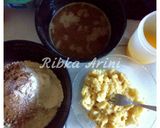 Foto langkah ke 2 dari resep Banana Cake lembut No Mixer, Aduk + Panggang, mudahh.