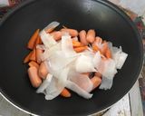 รูปขั้นตอนการทำที่ 4 ของ East meet west :Penne with stir fry sukiyaki