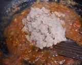 A picture of step 4 of Soya keema.