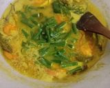 Foto langkah ke 2 dari resep Gulai Udang Kacang Panjang.
