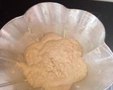 A picture of step 2 of Butter cream doll cake.