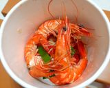蔥爆蝦子的食譜步驟2照片