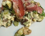 Foto del paso 11 de la receta Salteado de bimi con setas y calabacín