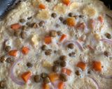 A picture of step 5 of Pizza omelette.