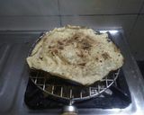 A picture of step 1 of Khichiya papad (rice papad) chat.
