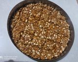 A picture of step 3 of Peanut and sesame seed chikki.