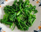 Foto del paso 6 de la receta: Ensalada de bimi con aliño de yogurt