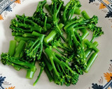 Foto del paso 6 de la receta: Ensalada de bimi con aliño de yogurt