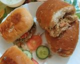 A picture of step 7 of Street food bun kabab.