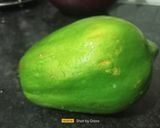 A picture of step 1 of Raw Papaya Tutti Frutti.