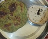 पालक थेपला और बेदाम चटनी रेसिपी चरण 9 फोटो