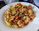 Foto langkah ke 7 dari resep Cumi tepung cabe garam.