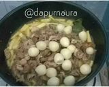 Foto langkah ke 6 dari resep Oseng-Oseng Janggel Ati Ayam Telur Puyuh (Jagung muda).
