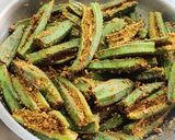 A picture of step 2 of Stuffed Bhindi, Bhindi Masala, Bhindi Fry, Stuffed OKRA.