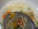 Sup jagung wortel telur