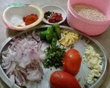 A picture of step 1 of Karhai Maash Daal.