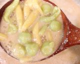 A picture of step 6 of Banana and Avocado Mochi Dessert (Chè Mochi Chuối, Bơ).