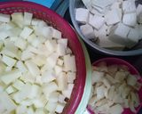Foto langkah ke 1 dari resep Brongkos pepaya muda.