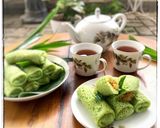 Foto langkah ke 4 dari resep Dadar Gulung pandan daun suji.