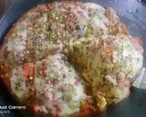 চিকেন চীজ বার্স্ট পিজ্জা (Chicken cheese burst pizza recipe in Bengali) রেসিপি ধাপ - 7 ছবি