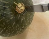 A picture of step 2 of Roasted Kabocha Squash (Air Fryer or Oven).