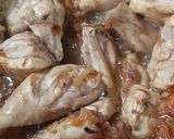 A picture of step 2 of Ghiya chicken.