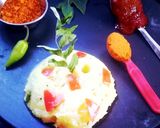 A picture of step 6 of Tomato upma.