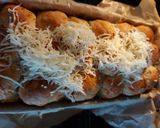 Fokhagymás monkey bread, azaz tépkedős kenyér vagy buborékkenyér recept fázis 3 fotója