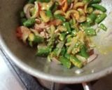 A picture of step 2 of Green chilli achar.