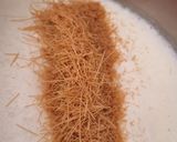 A picture of step 2 of Makhana vermicelli kheer.