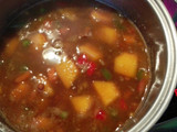 Potajito de lentejas canario