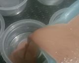 Foto langkah ke 3 dari resep Puding sutra coklat susu uht with vla vanila.