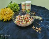 A picture of step 3 of Lobia & black chana protein salad.