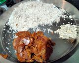 A picture of step 1 of Dry coconut and jaggery Burfi.