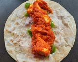 A picture of step 7 of Paneer Tikka Roll.