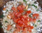 A picture of step 2 of Green Moong Curry.